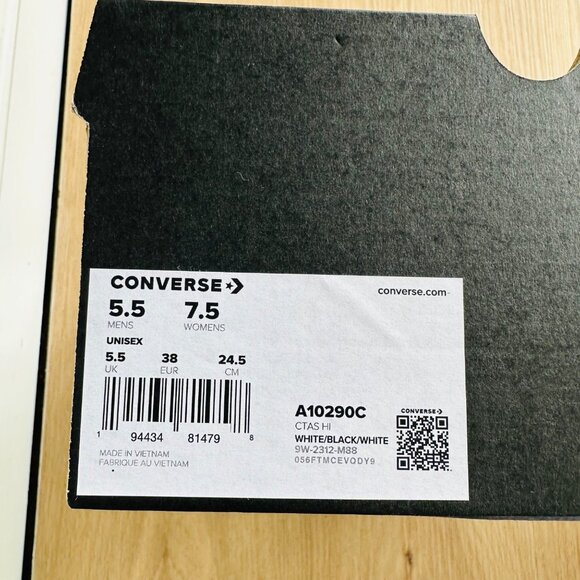 ⭐Chuck Taylor All Star Y2K Gemstones Luxe 5.5 Men's Shoes White Sneakers A10290C - Picture 7 of 10